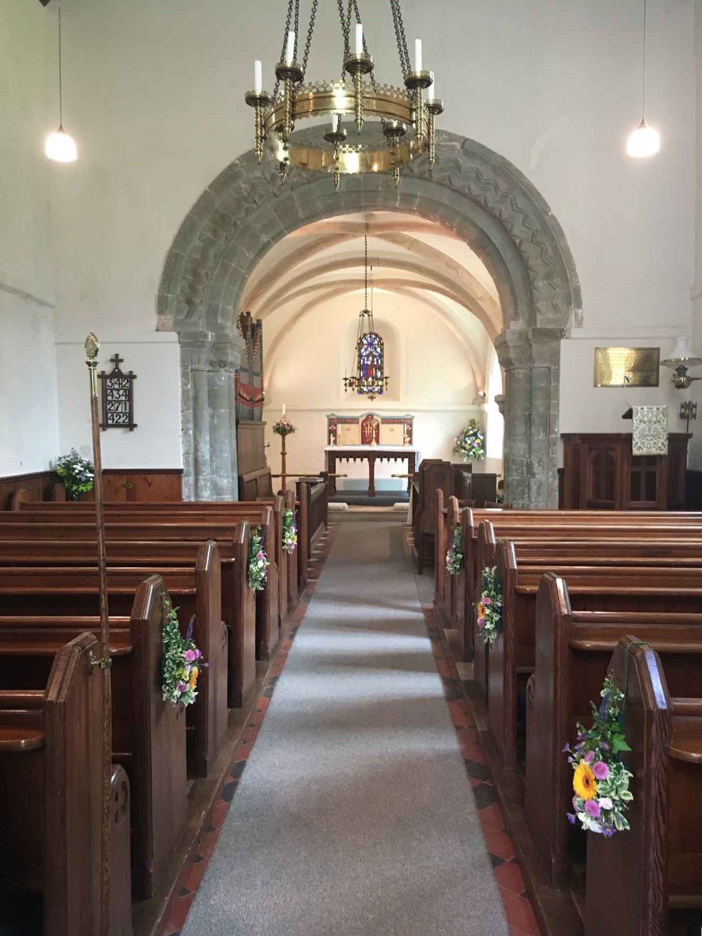 Inside Rudford Church